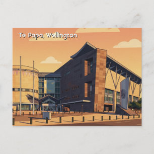 Te Papa Wellington Neuseeland Postkarte