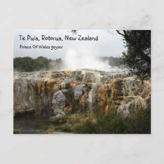 Te Puia, Rotorua, Neuseeland Postkarte