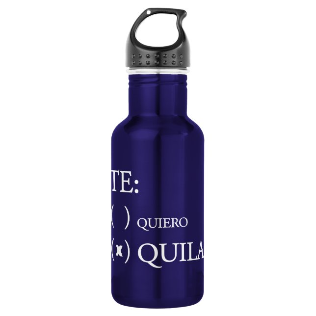 Te Quiero Tequila Trinkflasche (Vorderseite)