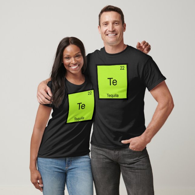 Te - Tequila Funny Chemistry Element Symbol T-Shir T-Shirt (Unisex)