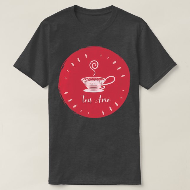 Tea Amo I Liebe Teezeremonie auf dem Monte Tamaro T-Shirt (Design vorne)