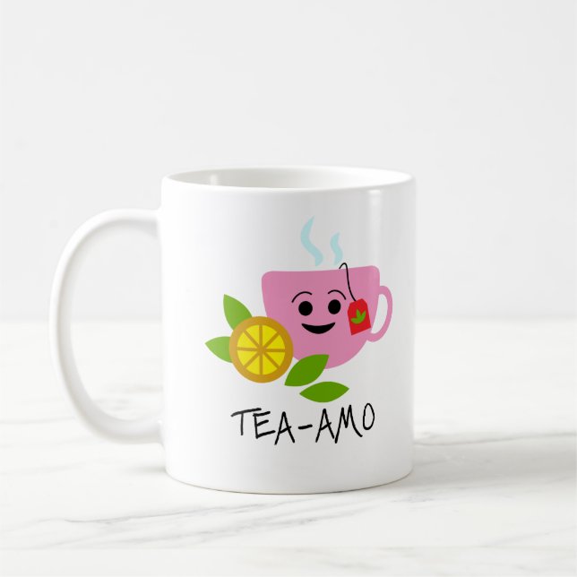 Tea Amo - Spanisch I Liebe You Tea Tasse (Links)