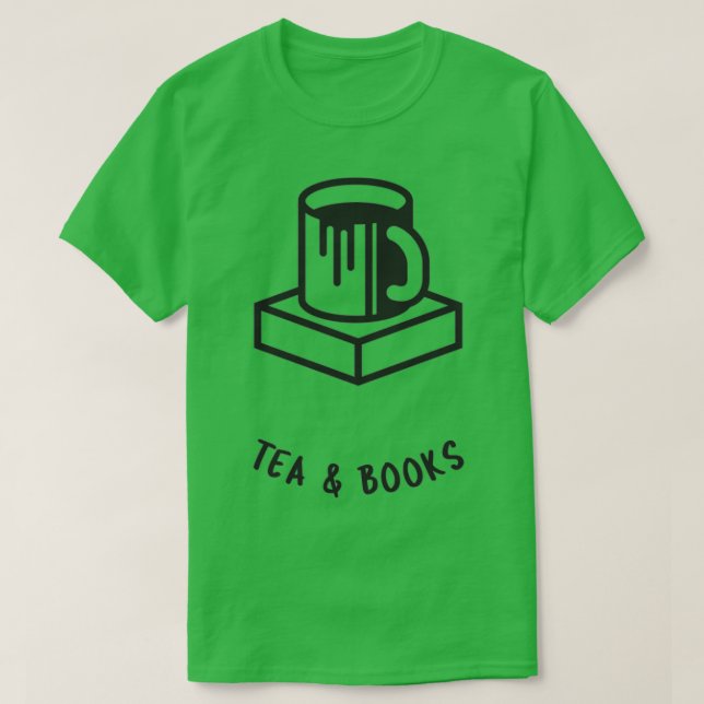 Tea Amp Books T-Shirt (Design vorne)