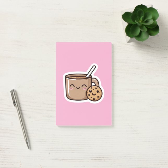 Tea and Cookie  Post-it Klebezettel (Büro)