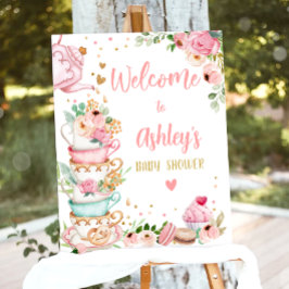 Tea Baby Shower Baby ist das Brauen Mädchen Willko Poster