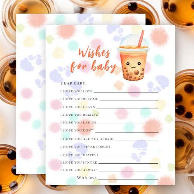 Tea baby shower - wishes for baby (Von Creator hochgeladen)