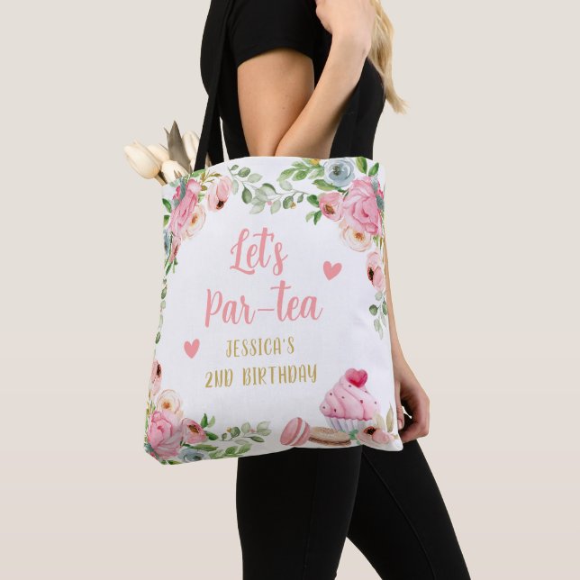 Tea Birthday Party Rosa Blume Girl Par-tea Floral (Von Nahem)