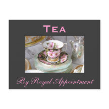 Tea 'By Royal Appoinment' Postcard