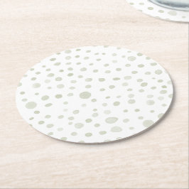 Tea Confetti Wasserfarbe Dots Paper Untersetzer
