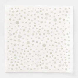 Tea Confetti Wasserfarbe Dots Papier Napkin Serviette