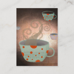 Tea Cup Coffee Shop Visitenkarte