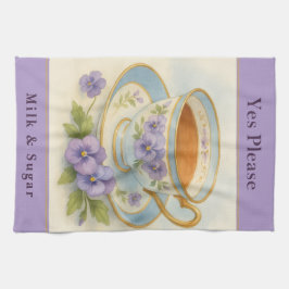 Tea Cup Kitchen Tea Towel Geschirrtuch