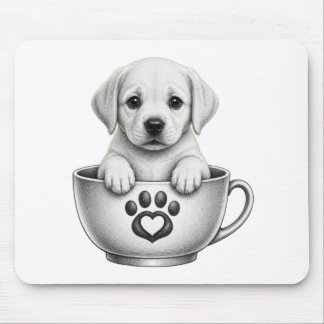 Tea Cup Labrador Retriever Welpe Mousepad