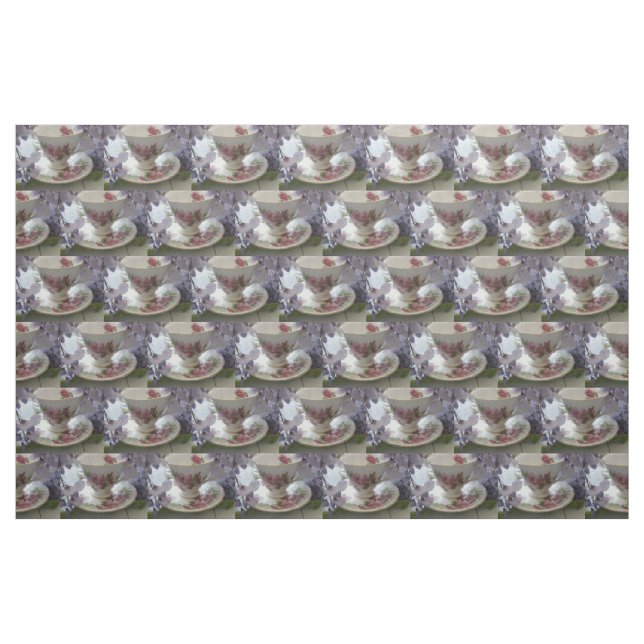 Tea Cup Stoff (Fat Quarter (45,7 x 55,9 cm))
