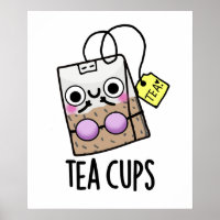Tea Cups Funny Bra Puns
