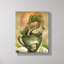 Tea Dragon 8x10 Canvas Print Leinwanddruck