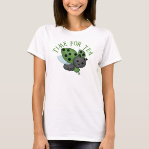 Tea Drinking Ladybug T - Shirt