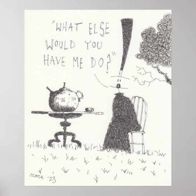 Tea Drinking Poster (Vorne)