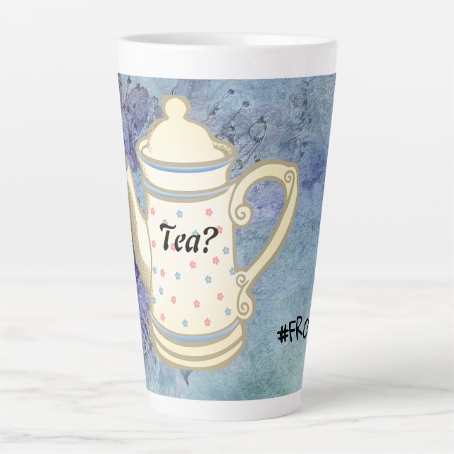 Tea? #FROMily from Fandom Liu Diner Design 17 oz Milchtasse (Vorderseite)