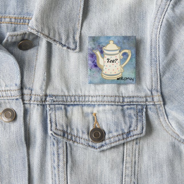 Tea? #FROMily from Fandom Liu Diner Design Button (Beispiel)