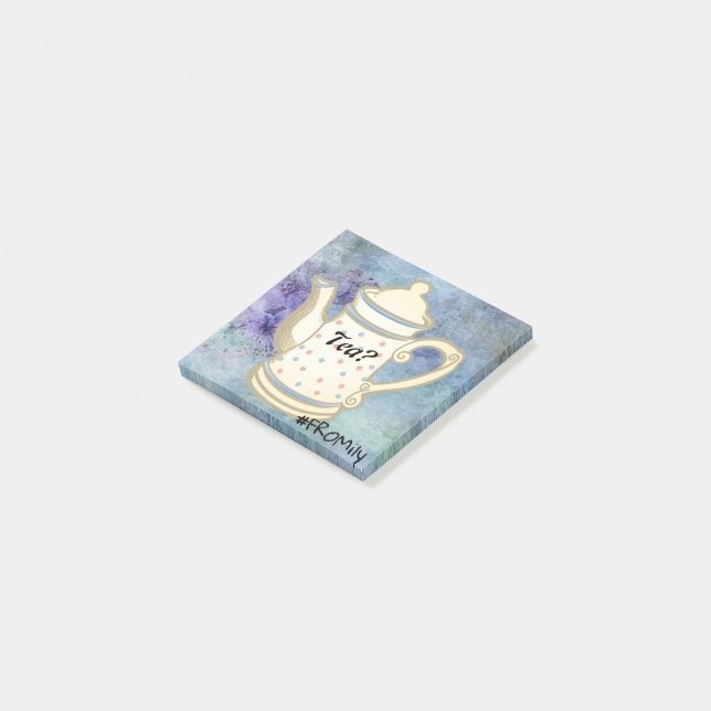 Tea? #FROMily from Fandom Liu Diner Design Post-it Klebezettel (angewinkelt)