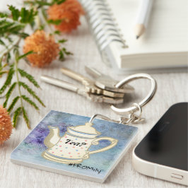 Tea? #FROMily from Fandom Liu Diner Design Schlüsselanhänger