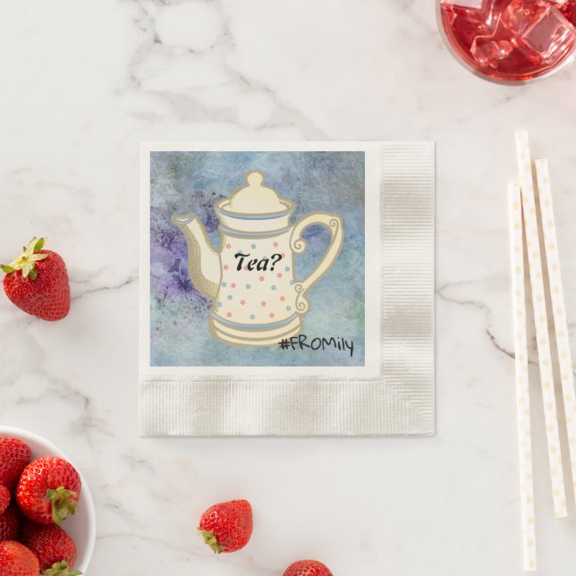 Tea? #FROMily from Fandom Liu Diner Design Serviette (Beispiel)