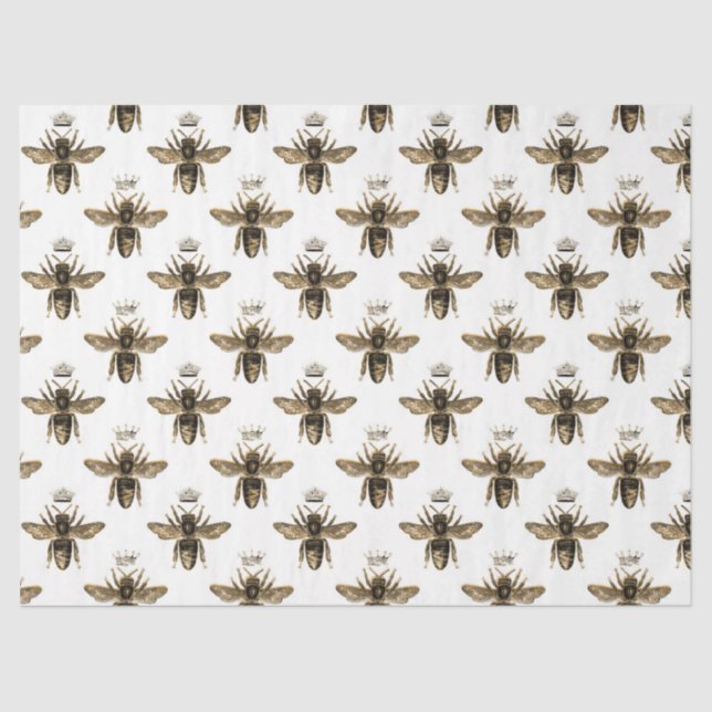 Tea Garden Bee Series Design 13 Tissue Paper Seidenpapier (Vorderseite)
