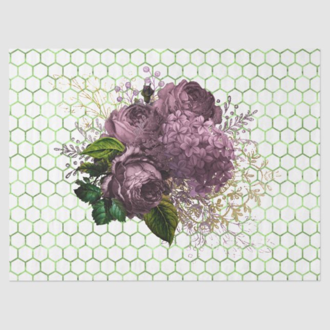 Tea Garden Bee Series Design 33 Seidenpapier (Vorderseite)