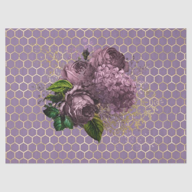 Tea Garden Bee Series Design 38 Seidenpapier (Vorderseite)