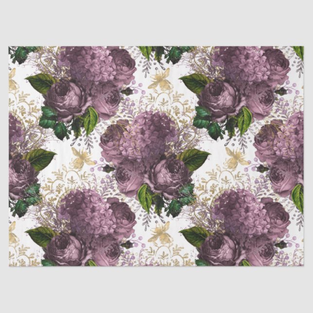 Tea Garden Bee Series Design 39 Seidenpapier (Vorderseite)