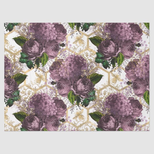 Tea Garden Bee Series Design 41 Seidenpapier (Vorderseite)