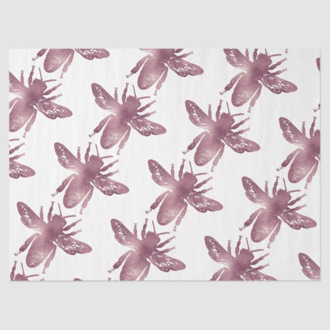 Tea Garden Bee Series Design 49 Seidenpapier (Vorderseite)