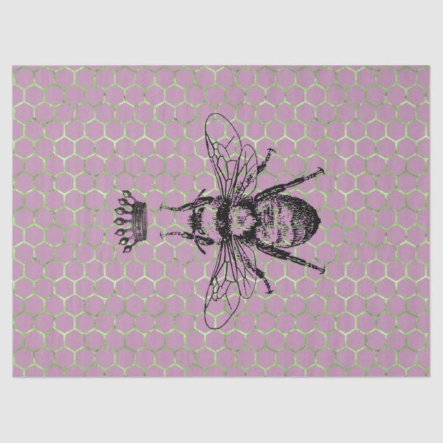 Tea Garden Bee Series Design 59 Seidenpapier (Vorderseite)
