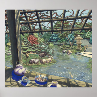 Tea Garden Poster