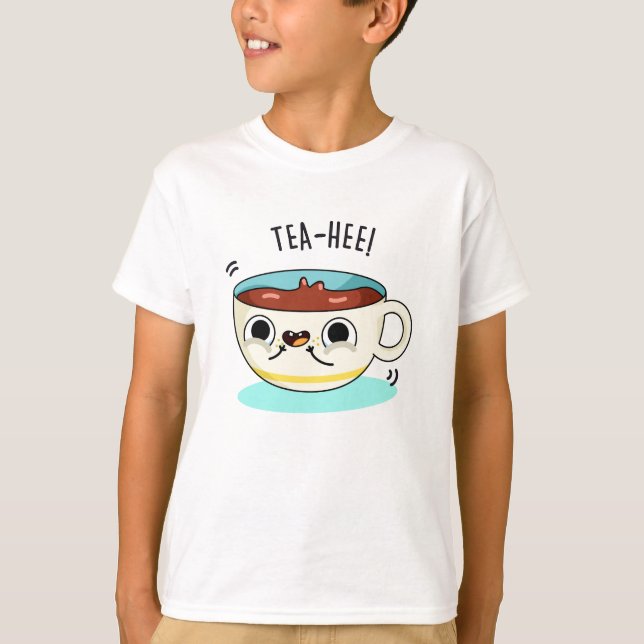 Tea Hee Funny Tea Cup Pub T-Shirt (Vorderseite)