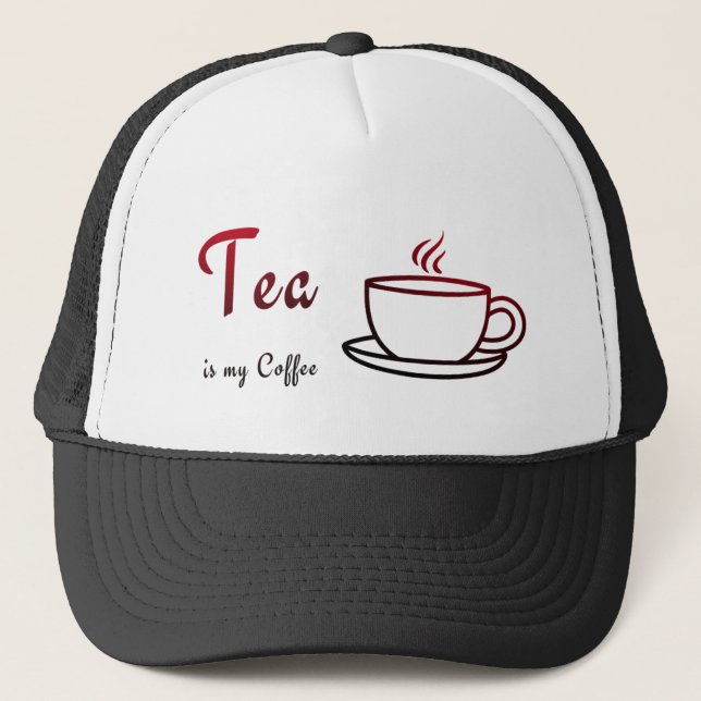 Tea is my Coffee Truckerkappe (Vorderseite)