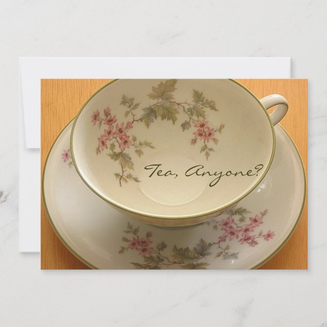 TEA, JEMAND?Einladung Einladung (Vorderseite)