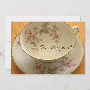 TEA, JEMAND?Einladung Einladung