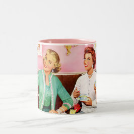 TEA-KAFFEE-TASSE 1950 ZWEIFARBIGE TASSE
