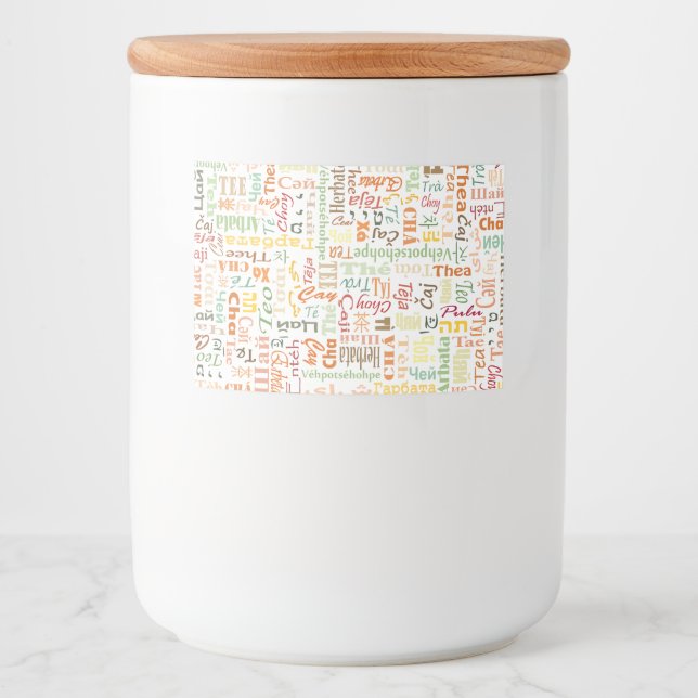 Tea Lebensmitteletikett (Vorderseite)