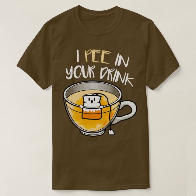 Tea Lover Hot Tee Cup Cartoon (Design vorne)