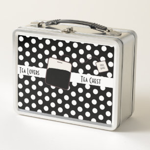 Tea Lovers Tee Brust Metall Brotdose