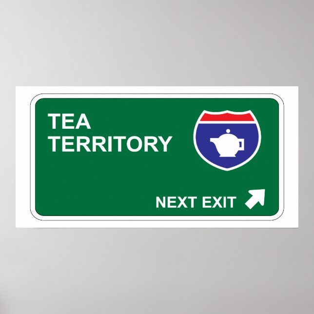 Tea Next Exit Poster (Vorne)