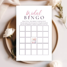 Tea Party Brautparty Bingo Game