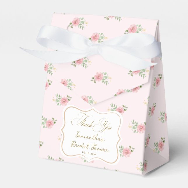 Tea-Party-Brautparty Geschenkschachtel (Vorderseite)