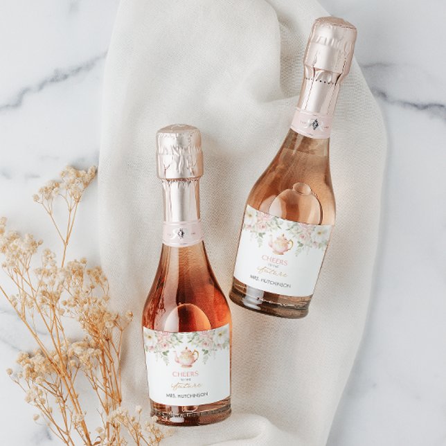 Tea Party Bridal Shower Lebensmitteletikett (Tea Party Bridal Shower Food Label)