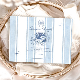 Tea Party Diapper Raffle Begleitkarte