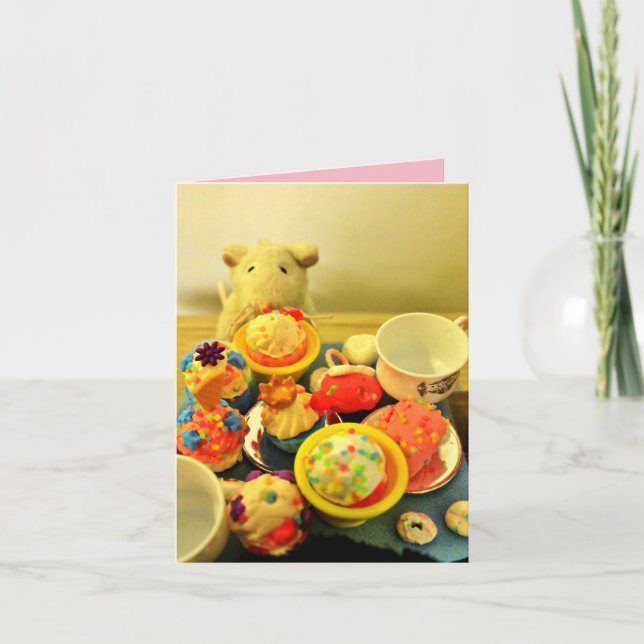 Tea-Party Einladung (Vorderseite)