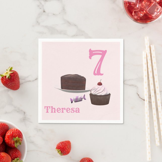 Tea-Party Geburtstag Serviette (Von Creator hochgeladen)